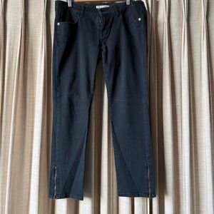 Stella McCartney Black Denim Jeans, made in Italy, size 33